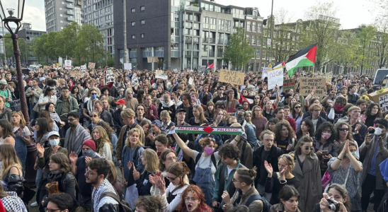 Pro palaestinensische Demonstranten besetzen ueber Nacht die Amsterdamer Universitaet berichten lokale