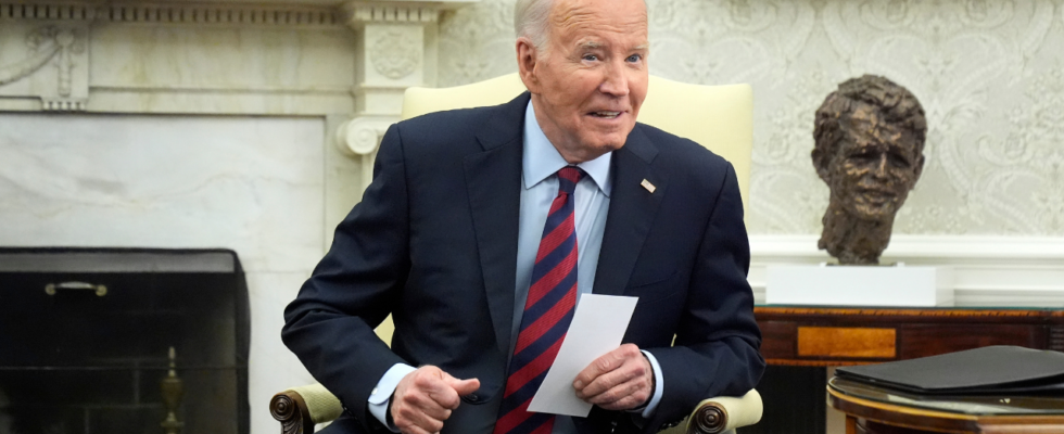 Biden Biden kommt zwischen 10 und 16 Uhr gut zurecht