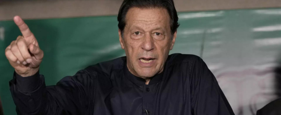 Der ehemalige pakistanische Premierminister Imran Khan bekennt sich zu „Tweet