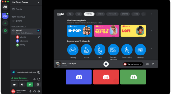 Discord und TuneIn arbeiten zusammen um Live Radio auf die soziale
