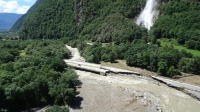 Drei Vermisste nach Erdrutsch in den Schweizer Alpen