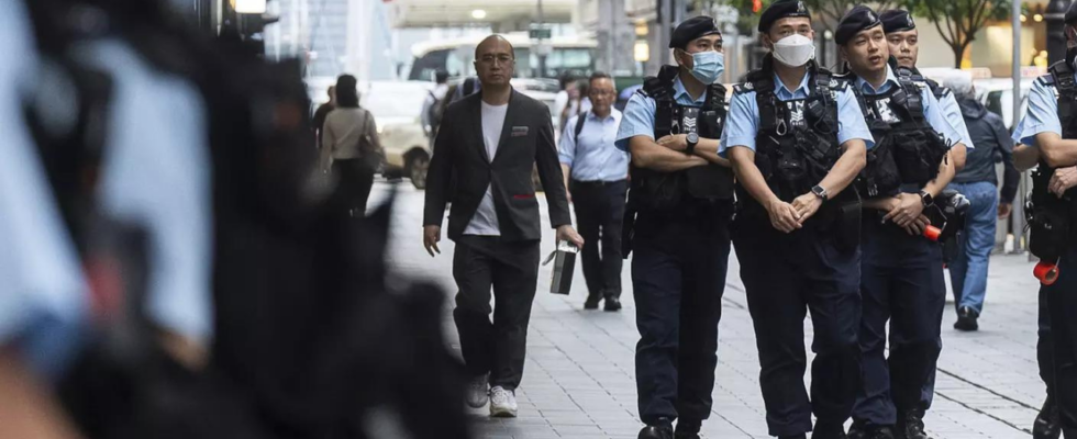 Nach dem harten Durchgreifen in Hongkong tragen auslaendische Gemeinden die