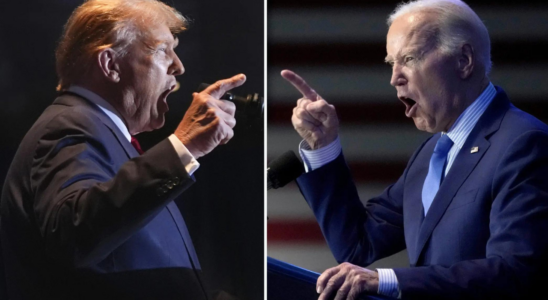 Praesidentschaftsdebatte So funktioniert die Stummschalttaste bei der heutigen Biden Trump Debatte