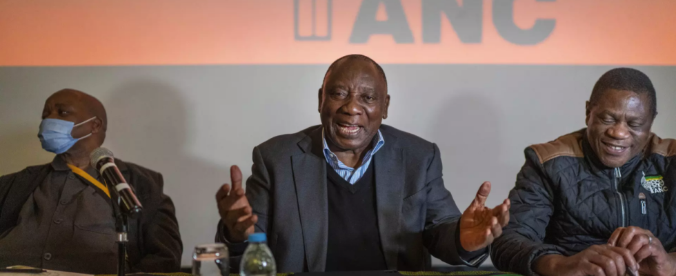 Ramaphosa scheint fuer zweite Amtszeit als suedafrikanischer Praesident bereit zu