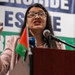 Rashida Tlaib die einzige palaestinensisch amerikanische Abgeordnete im Kongress tadelt ihre