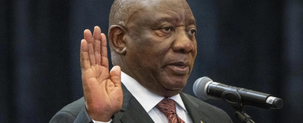 Suedafrikas Cyril Ramaphosa nach historischer Koalition als Praesident wiedergewaehlt