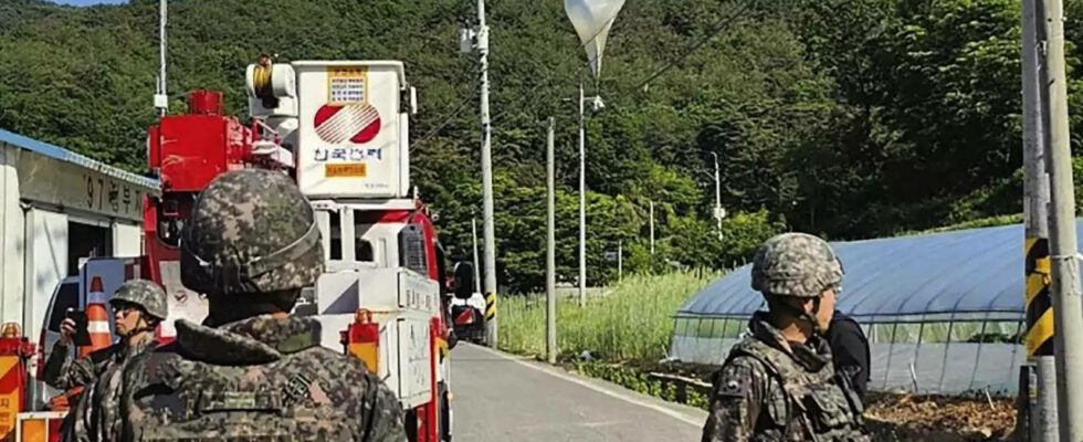 Suedkorea ist in Alarmbereitschaft wegen weiterer Muellballons aus dem Norden