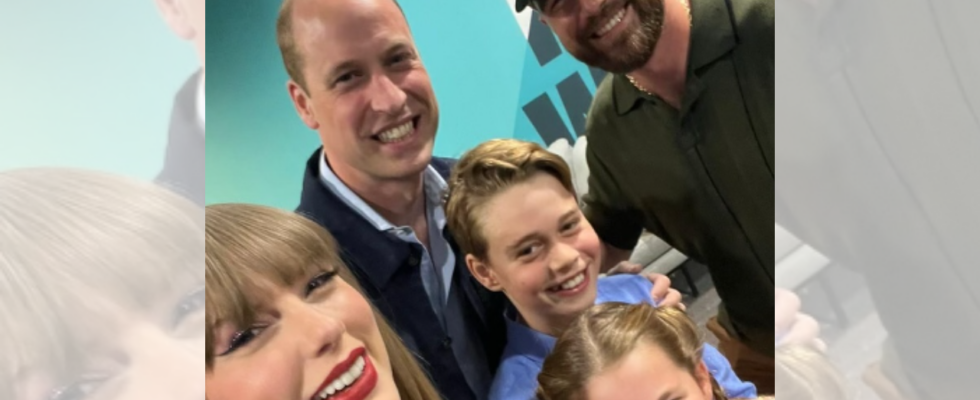 Taylor Swift Travis Kelce Taylor Swifts episches Selfie mit Prinz