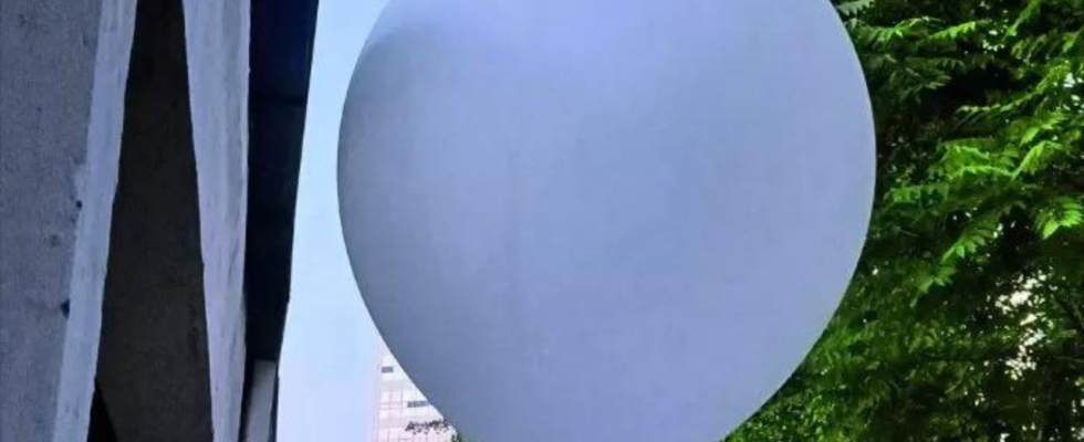 Warum hat Nordkorea den Sueden mit Muellballons bombardiert