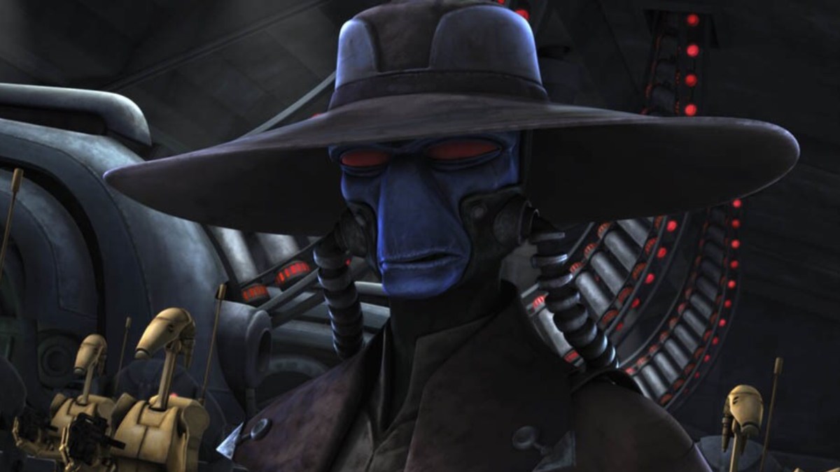 Cad Bane in The Clone Wars als Teil eines Artikels über die besten Kopfgeldjäger in Star Wars.