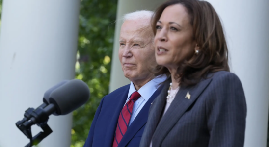 Bericht Joe Biden uebergibt den Staffelstab an Kamala Harris nachdem