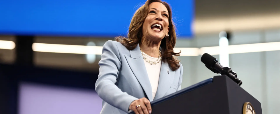 Bericht Kamala Harris haelt erste Kundgebung nach Vizepraesidentschaftswahl im entscheidenden.pn