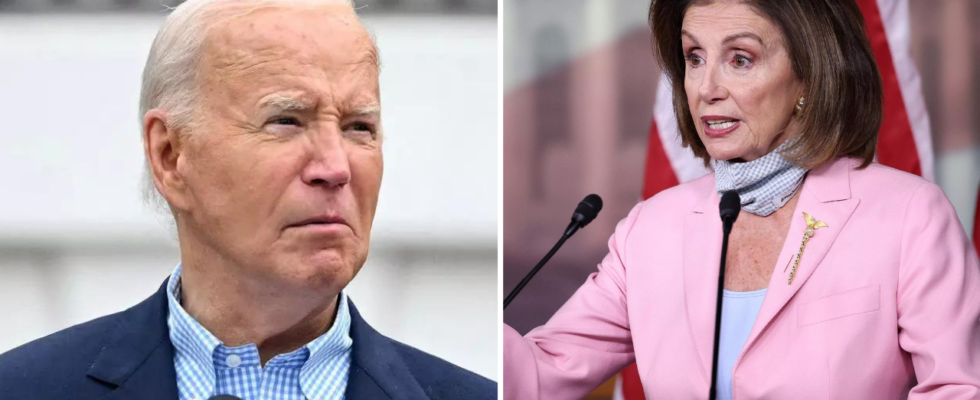 Bericht Nancy Pelosi sagte Biden er koenne die Siegchancen der