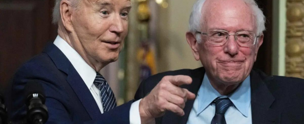 Bernie Sanders Bernie Sanders sagt Biden sei vielleicht nicht ideal