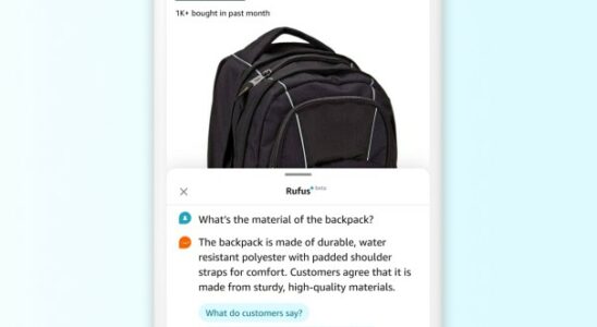 Der Amazon KI Chatbot Rufus ist jetzt fuer alle US Kunden live
