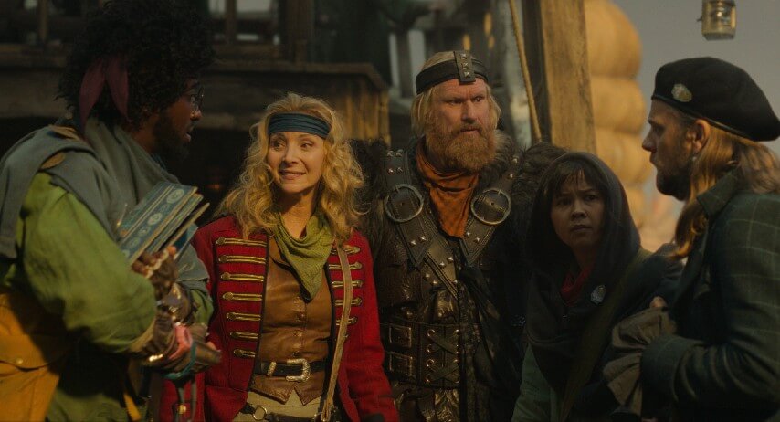 Roger Jean Nsengiyumva, Lisa Kudrow, Rune Temte, Charlyne Yi und Tadhg Murphy in Time Bandits (Foto: Apple TV+) 