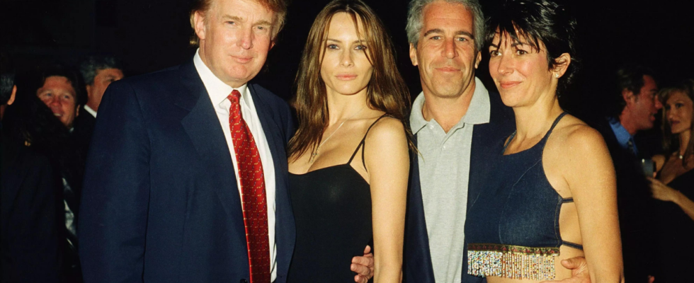 Donald Trump Jeffrey Epstein „Bevor sie 2005 Melania heiratete Was neue