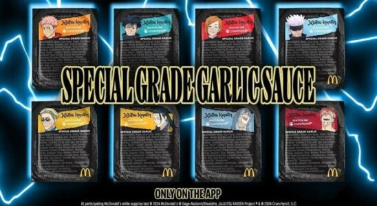 Ich habe die Jujutsu Kaisen Sauce von McDonalds probiert und dabei