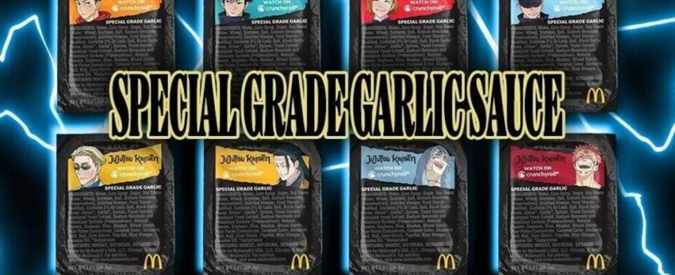 Ich habe die Jujutsu Kaisen Sauce von McDonalds probiert und dabei