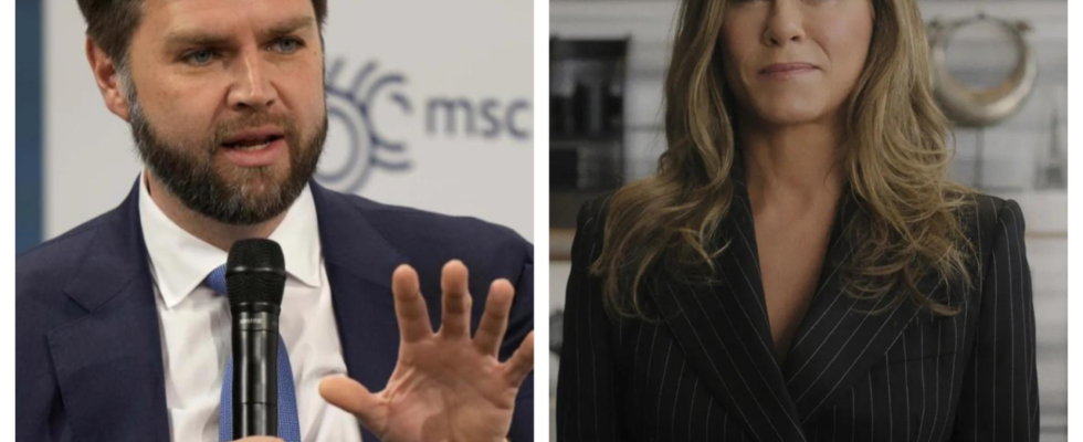 JD Vance Jennifer Aniston „Widerlich JD Vance zu Jennifer Anistons