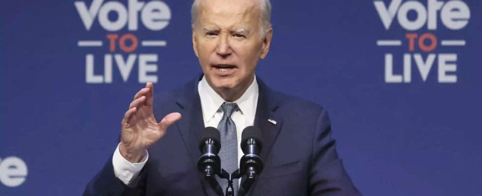 Joe Biden Kamala Harris koennte die Fuehrung uebernehmen wenn sich