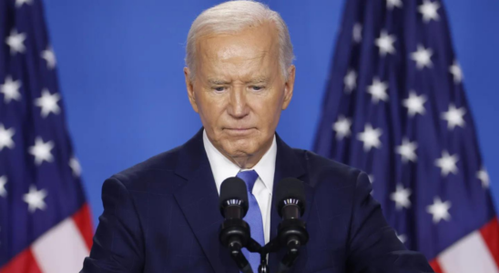 Joe Biden wird als „grossartiger Praesident gefeiert nachdem er den