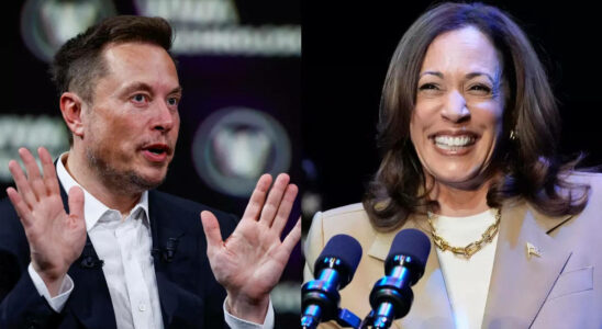 Kamala Harris Elon Musk bezeichnet Kamala Harris wegen Kommentaren zur