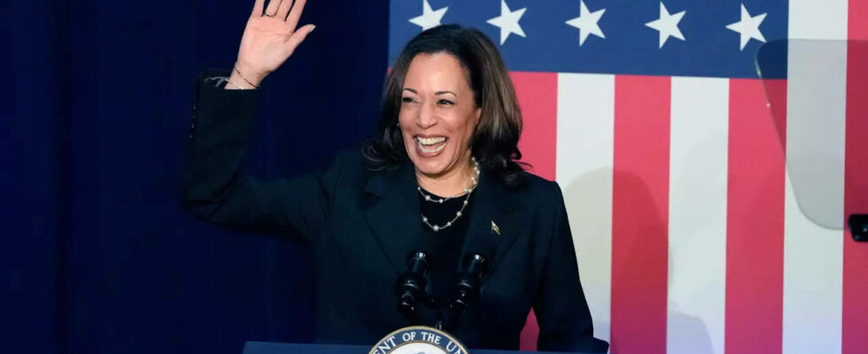 Kamala Harris koennte waehrend ihres Besuchs im Weissen Haus den