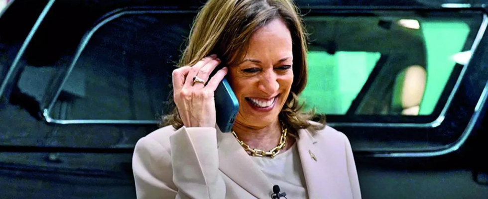 Kamala Harris „Fick dich Bidens schnelle Unterstuetzung fuer Kamala Harris