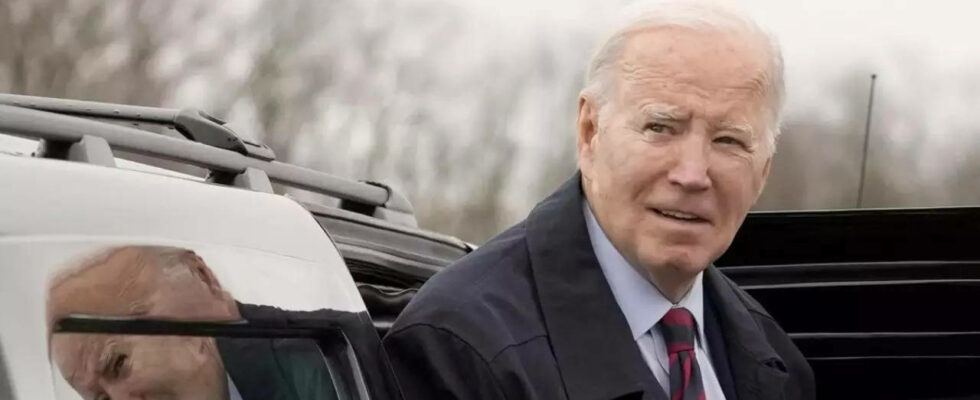 Pressekonferenz von Joe Biden Bidens „grosser Junge Pressekonferenz um eine Stunde