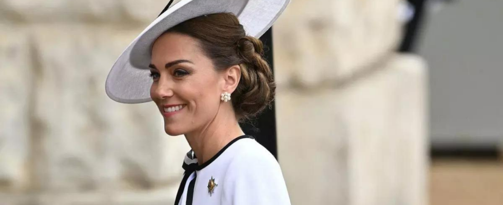 Prinzessin von Wales Kate Middleton besucht das Wimbledon Herrenfinale in London