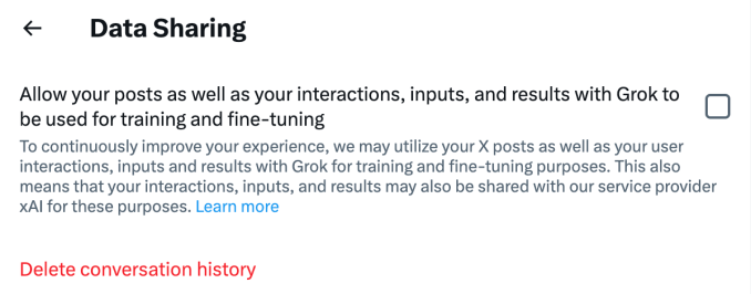 So verhindern Sie dass X Twitter Ihre Daten zum Trainieren