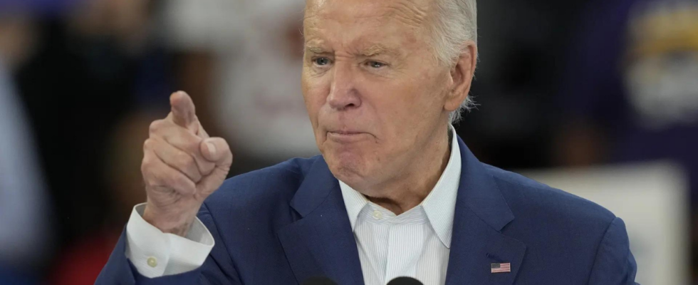 Spender fuer Pro Biden Super PAC sollen rund 90 Millionen Dollar zurueckhalten