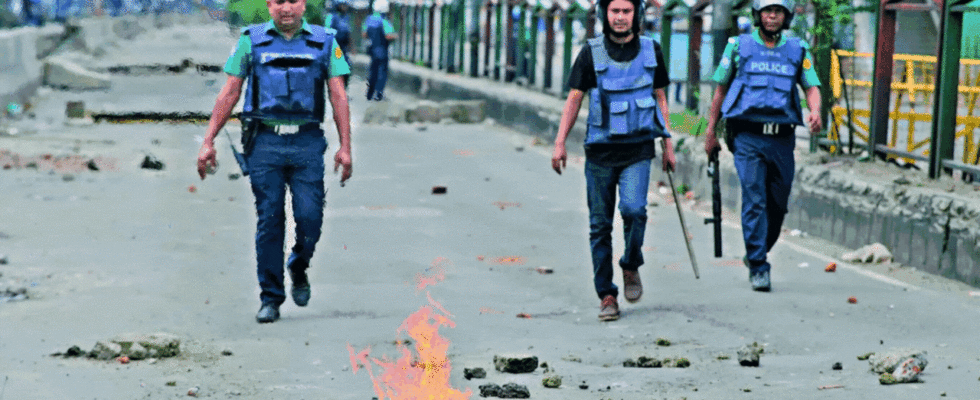 Studenten in Bangladesch kuendigen Fortsetzung der Proteste an wenn ihre