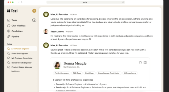 Tezi entwickelt einen KI Agenten fuer Personalmanager