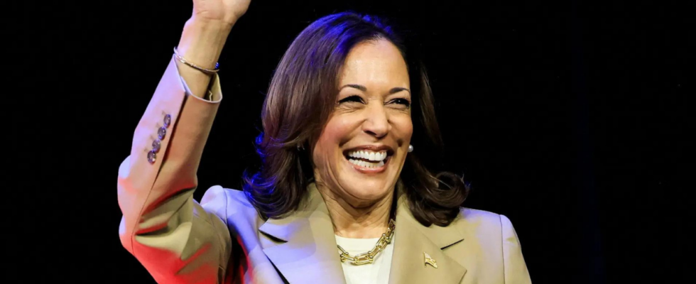 US Wahlen Die Kampagne von Vizepraesidentin Kamala Harris zieht Rekordzahl von