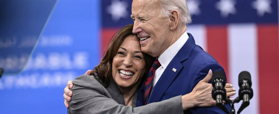 „Hart faehig So beschreibt US Praesident Joe Biden Kamala Harris