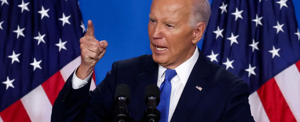 „Ich habe einen aeh den … genannt Biden stolpert ueber