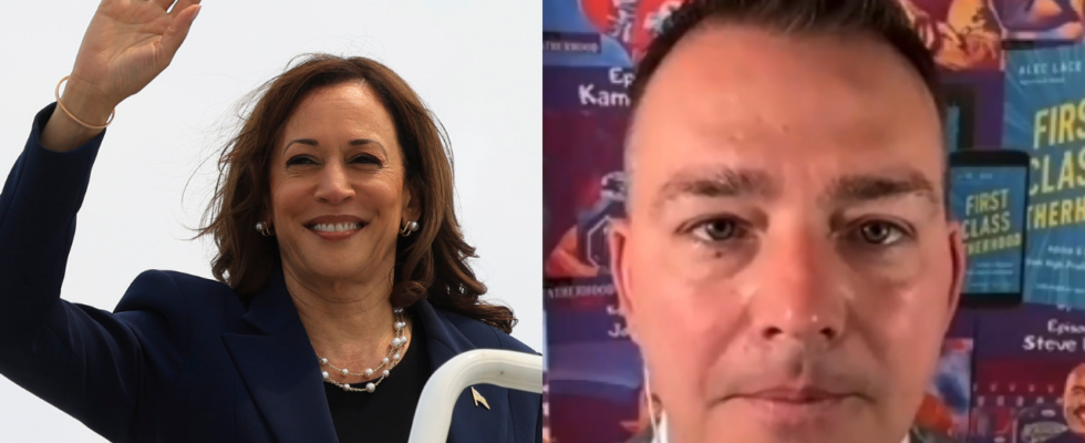 „Kamala Harris ist das Original Hawk Tuah Girl Der konservative Autor Alec Lace