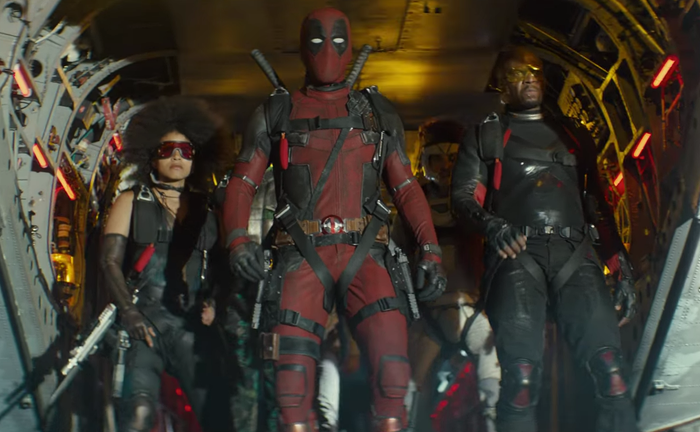 X-Force ist im Begriff, in Deadpool 2 aus einem Flugzeug zu springen