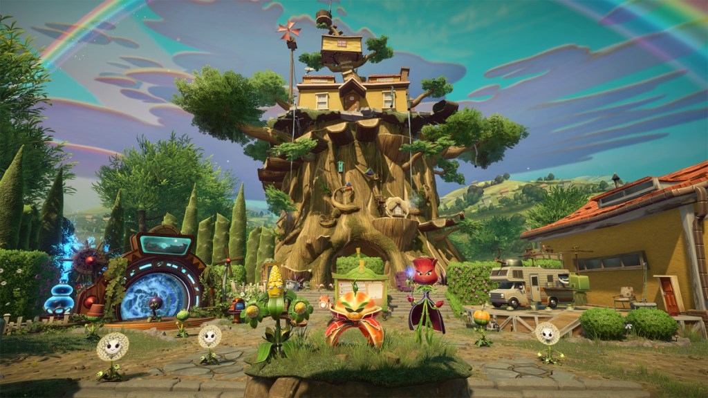 Der Pflanzenfraktions-Hub in Plants vs. Zombies: Garden Warfare 2