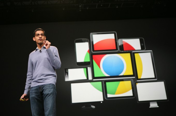 ein junger Sundar Pichai