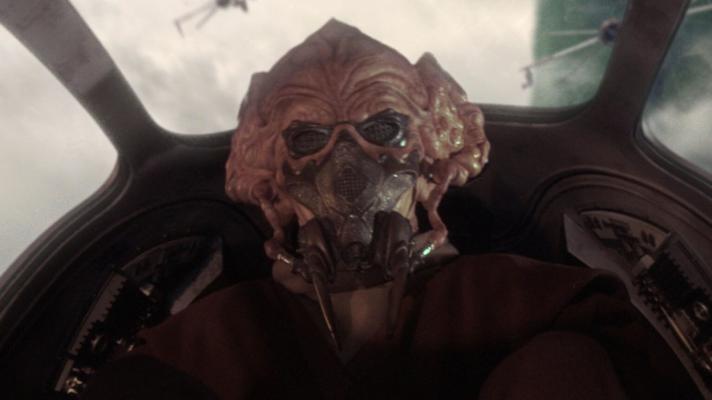 Plo Koon in seinem Jedi-Sternenjäger in Star Wars: Die Rache der Sith