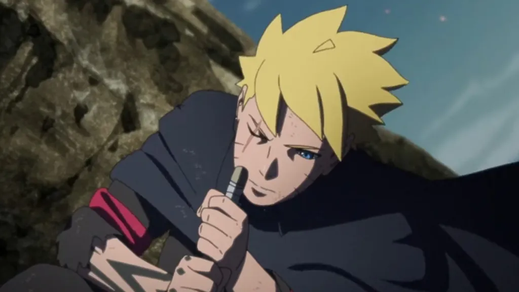 Boruto ist bereit, in Episode 1 gegen Kawaki zu kämpfen