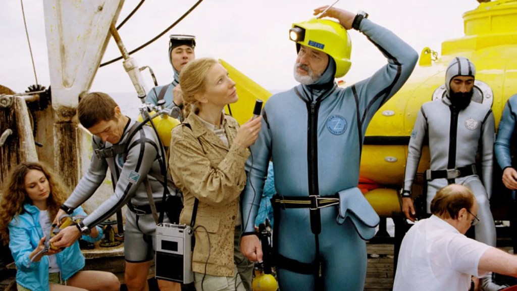 Cate Blanchett und Bill Murray in „Die Tiefseetaucher“ mit Steve Zissou