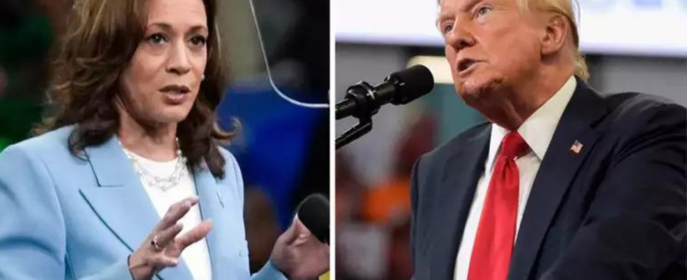 Ansehen Trump kritisiert Kamala Harris in einem Video als „schwach