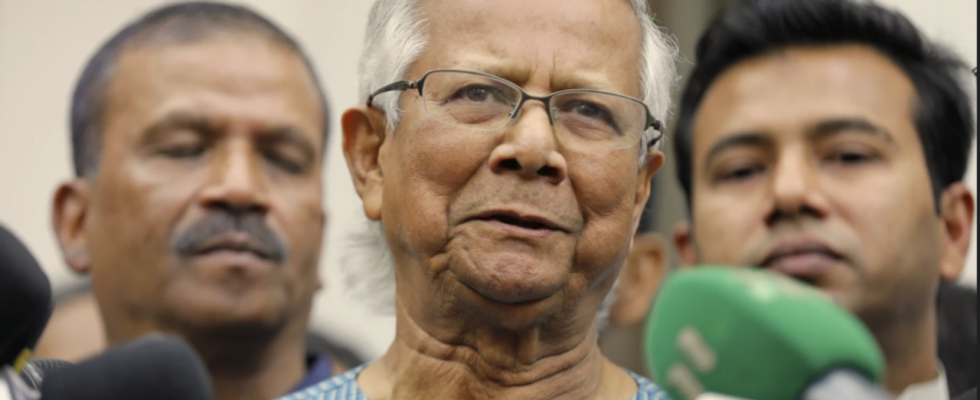 Bangladeschs Uebergangsregierung nimmt Gestalt an 27 Ressorts mit Yunus