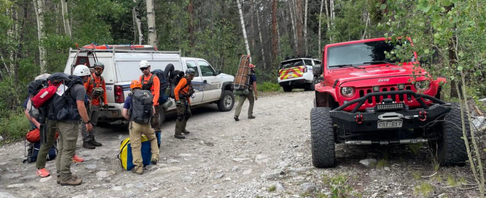 Colorado Mountain Wanderer ueberlebt eiskalte Nacht allein auf dem Mount