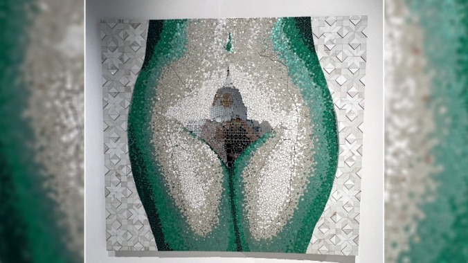 Das ist das ueberzeugendste Vajazzle das ich je gesehen habe