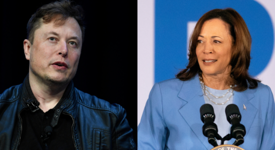 Elon Musk aeussert Bereitschaft Kamala Harris bei X Spaces zu